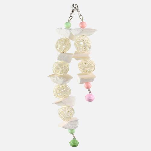 墨鱼骨玄凤虎皮牡丹鹦鹉补钙磨牙用品用具鸟食仓松鼠吊串啃咬玩具