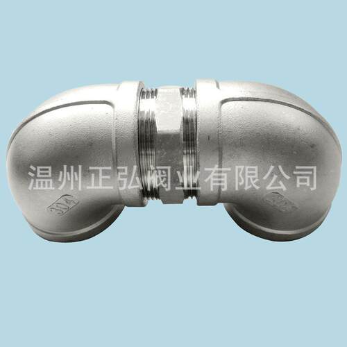 现货 304不锈钢弯头2.5寸 90度内螺纹弯管elbow DN65直角弯头