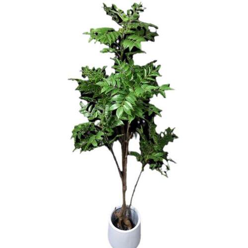 仿真绿植漆木树轻奢室内客厅装饰摆件盆栽仿生植物直播间造景假树