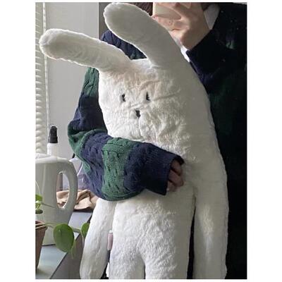 大白兔子毛绒公仔玩具睡眠玩偶Allston可爱抱枕治愈系craftholic