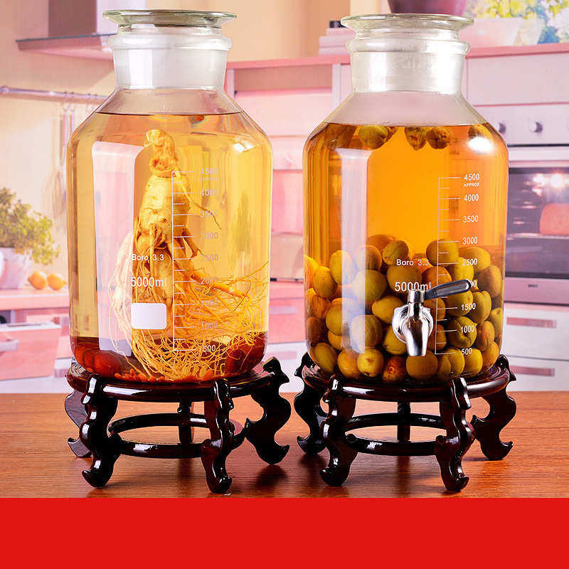 高硼硅广口泡酒玻璃瓶带龙头5斤10斤20斤大容量密封器,厨房/烹饪用具,泡酒瓶,淘宝优惠券,粉丝福利购,淘宝优惠卷
