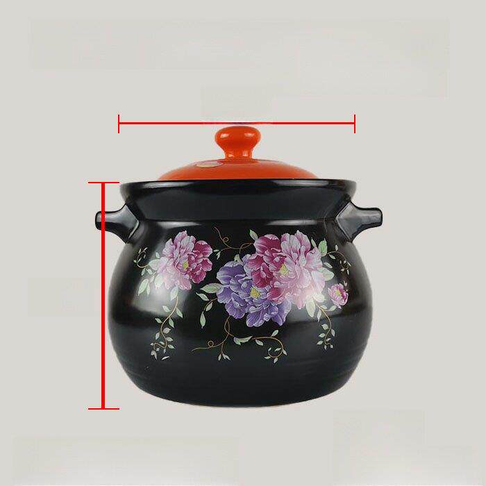 莹玉砂锅时尚芙蓉花家居大汤煲大炖锅煲汤锅超耐热瓷煲陶瓷礼品锅