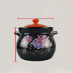 莹玉砂锅时尚芙蓉花家居大汤煲大炖锅煲汤锅超耐热瓷煲陶瓷礼品锅