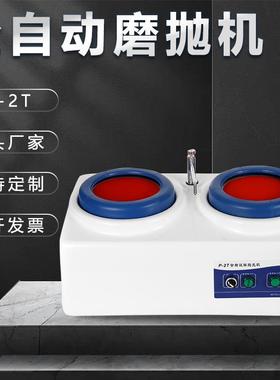 金相预磨机P-2T台式研磨岩相汽车平面抛光机试样双盘磨抛机工业级