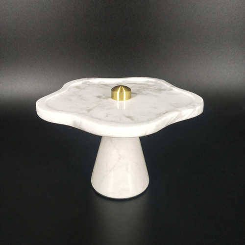 欧式现代大理石托盘北欧收纳盘水果盘酒店别墅客厅样板房摆件