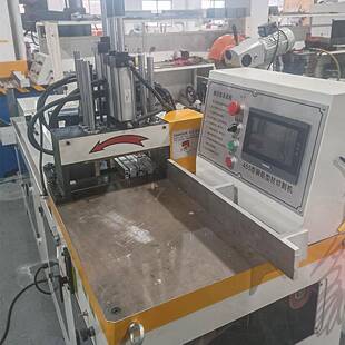 545型铜材铝型材切机高精度无尾料割铝机全自动铝管铝条圆切455铜