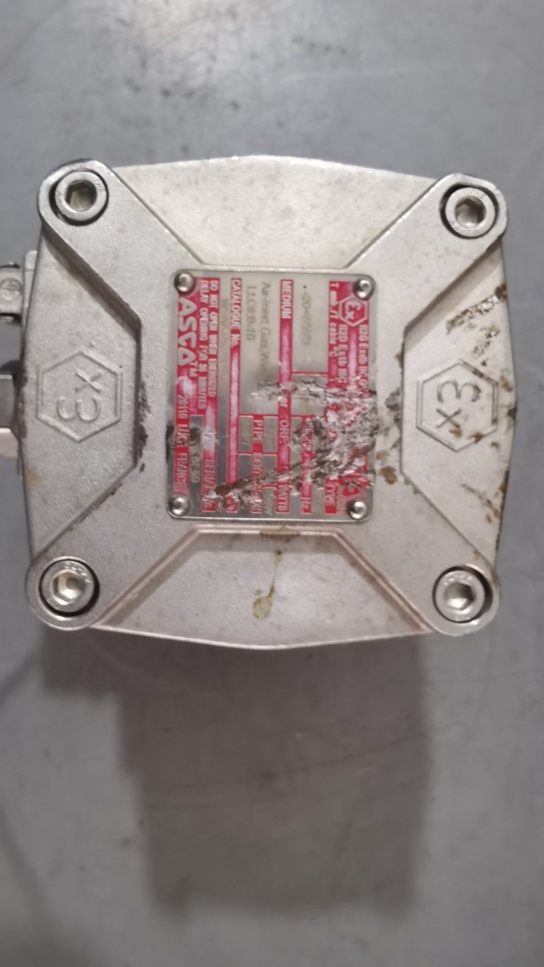 库存ASCO防爆电磁阀WSNF8327B102，2019年的