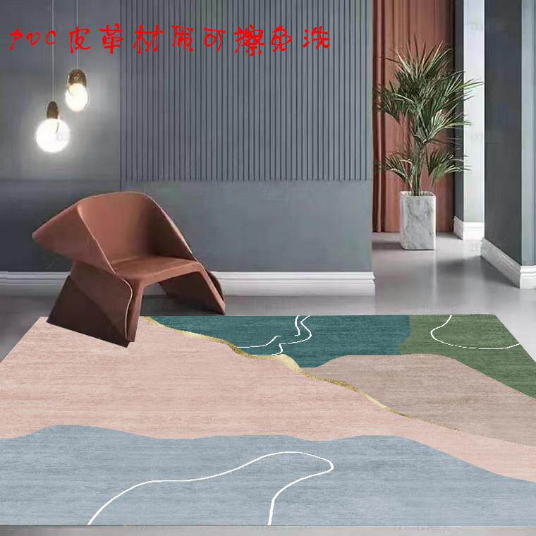 pu地垫pvc可擦皮革茶几客厅阳台防滑地毯玄关入户门地垫进门脚垫