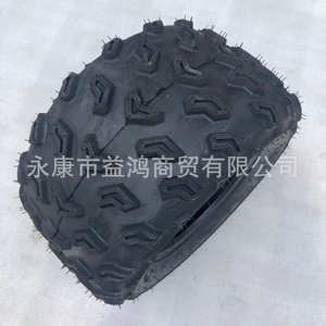 四轮摩托卡丁车配件 改装猛狐沙滩车前19X10-9寸真空方块越野轮胎