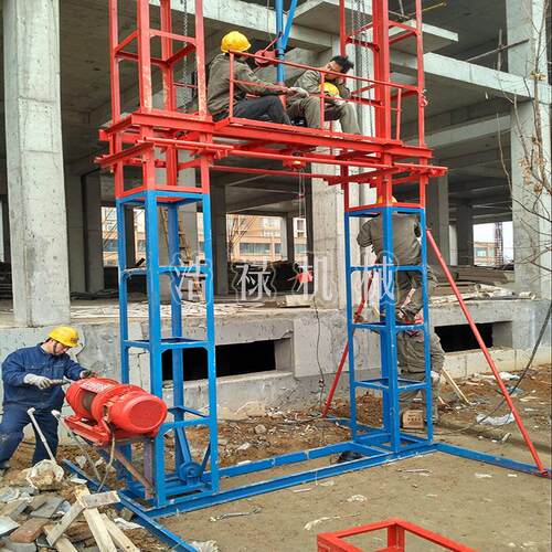 建筑工地龙门架 高层楼房提料用升降机 盖房用自升式龙门架