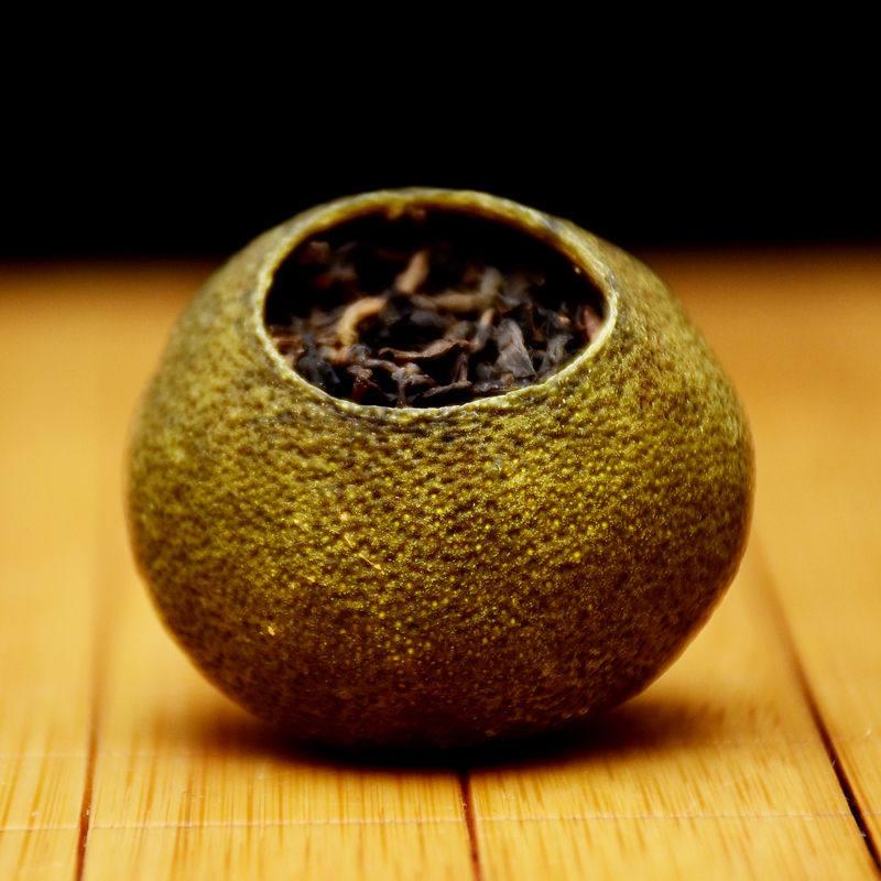 小青柑普洱茶云南宫廷熟茶叶陈皮柑普茶新会青皮橘桔普茶罐装送礼