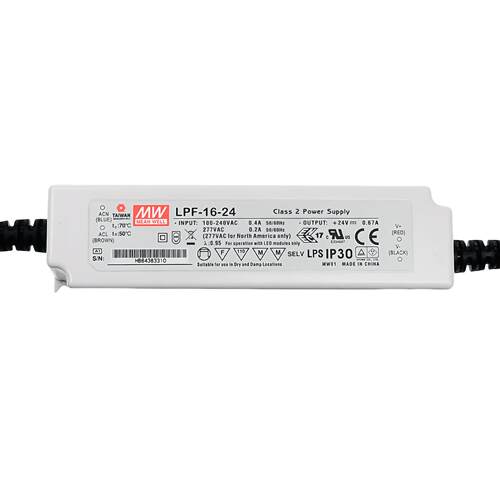 明纬电源 LPF-16-54  Class2 16W恒流型+恒压型LED驱动器
