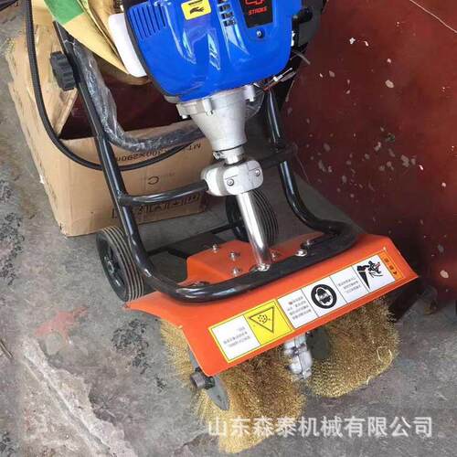 彩钢瓦除锈机 手推式汽油除锈机 各种型材电动除锈机