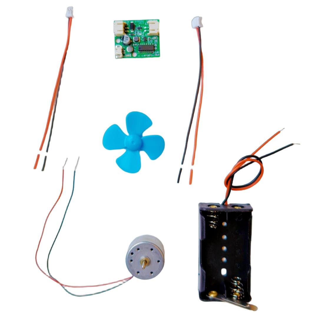 小电机语音控制模块 3v 4.5v 5v供电 语音口令控制AI智能教学套件