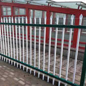 隔离厂区锌围栏社区防护别墅护栏小区户外铁塑钢艺围墙钢栅栏