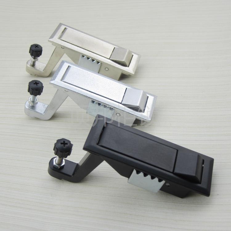 顶邦柜锁MS708-1-2-3 平面锁 开关柜锁 空压机弹跳锁 工业平面锁