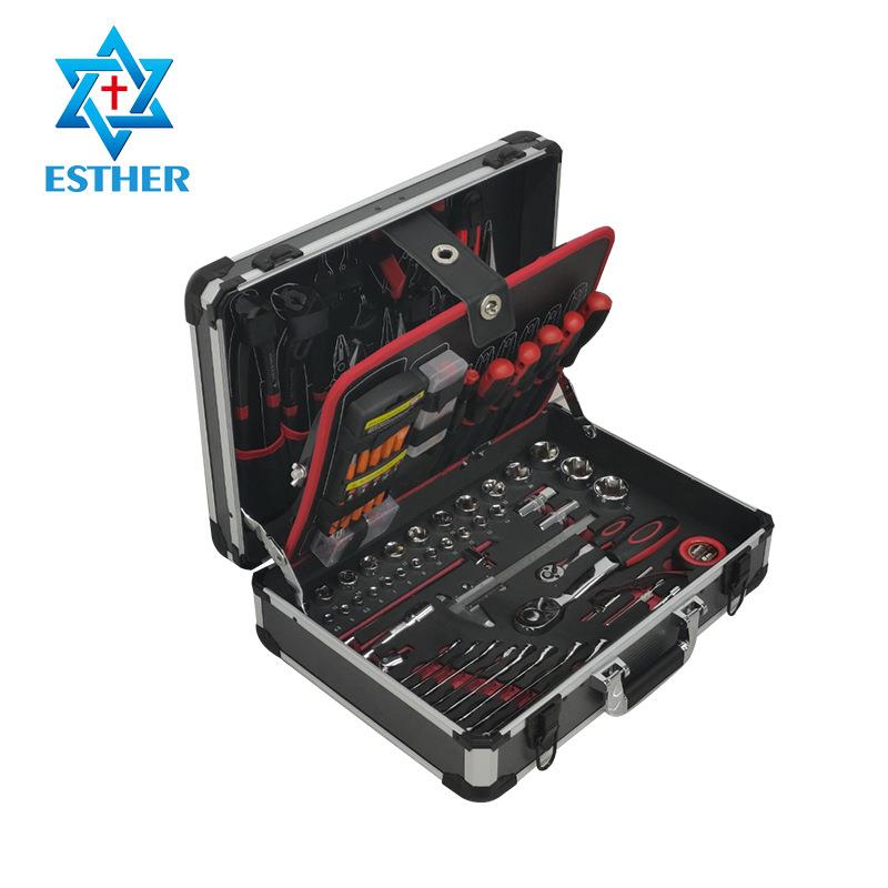 172件套五金工具套修装维工能工具箱990多功组合电工具套装车载工