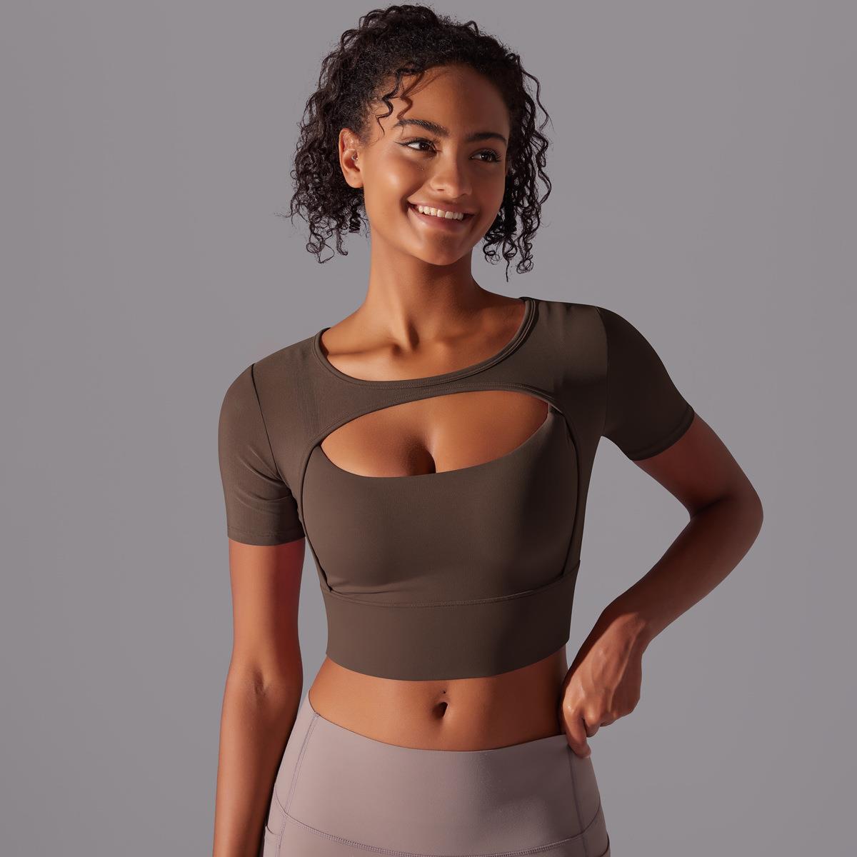 yoga running double-layer Classic clothing splicing fitness
