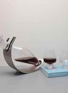 现代轻奢丘比特醒酒器酒具套装摆件餐边柜酒柜样板间家居软装饰品