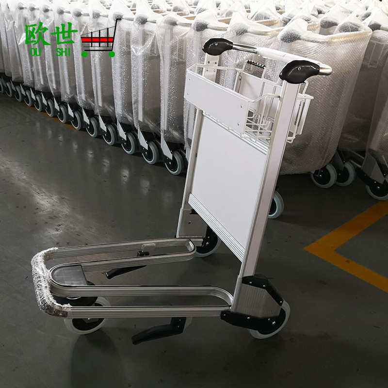 OS-AAT01供应机场行李车 批发铝合金机场车 酒店行 李车机场手推
