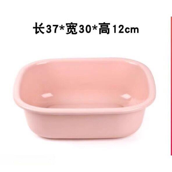 茶花款沥水盆果盆脸盆塑料加厚方盆厨房洗碗洗菜长方形大号洗衣盆图片