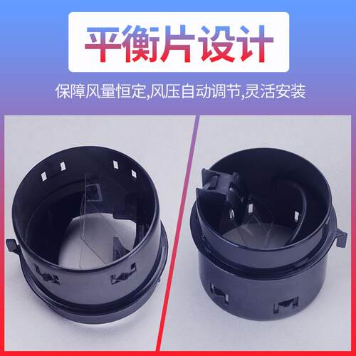 索恩自平衡多点式排风机JS-250W一拖三管道风机