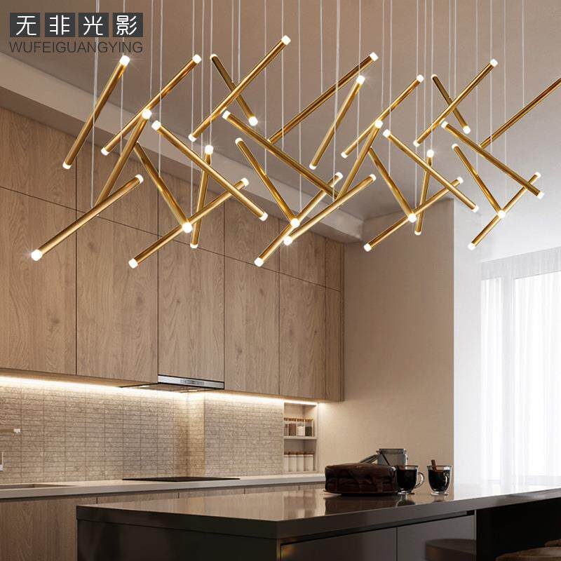 现代简约LED餐厅吊灯个性吧台吊灯公司前台咖啡厅服装店北欧吊灯