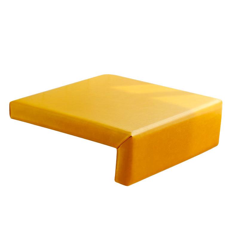 L型折角楼梯台阶座垫卡座换鞋凳软包坐垫欧松板皮革垫子椅垫