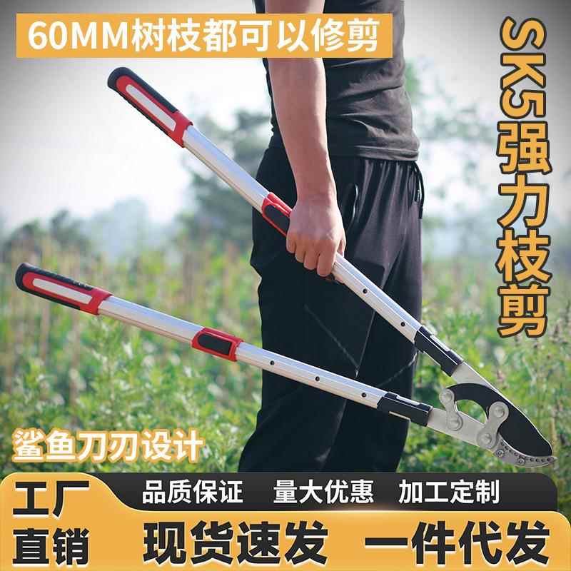 修枝剪园艺剪刀粗枝剪树枝果树大力省力园林剪厂家绿篱剪绿篱修剪