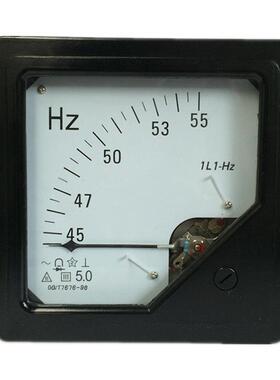 指针式励磁频率表赫兹表 1T1-HZ 1L1-HZ 45-55HZ 380V 100V 220V