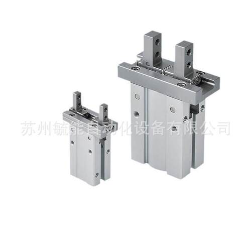 MINDMAN金器旋转气缸MCJA-12双杆双作用带气缓冲3位置气缸后活塞