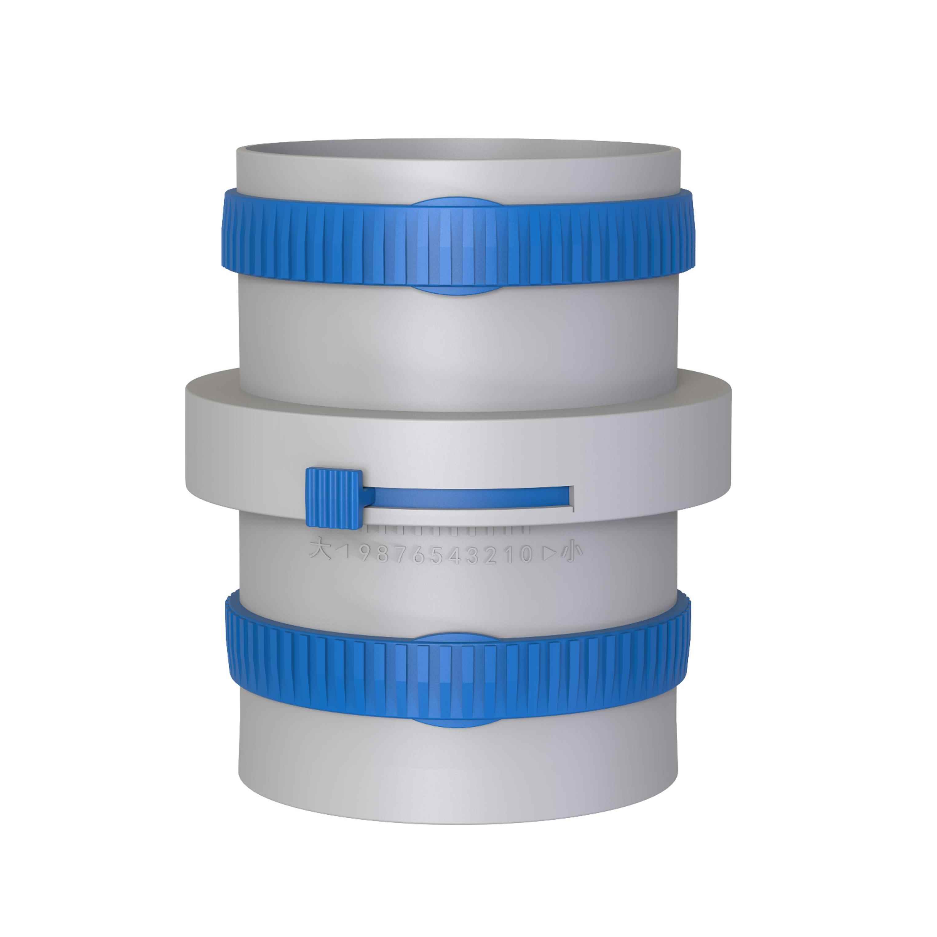 新风可调孔径空气阀ple新风Pe管直接可调空气阀精密空气控制配件