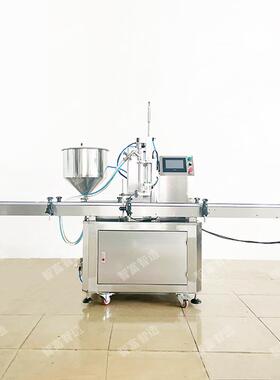 全自动单头伺服转子泵灌机粘稠颗粒物装料填充定小量ZF-JS202型包