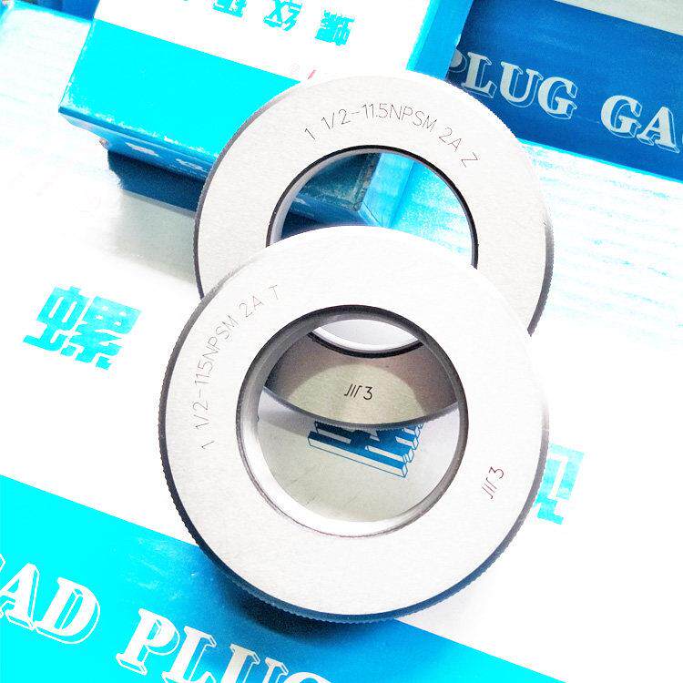 成量环规川牌美制螺纹量规圆柱管螺纹环规1-1/2-11.5NPSM通止环规