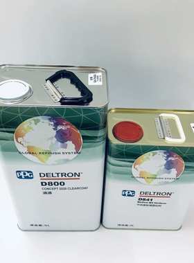 PPGD800清漆套装汽车漆透明面漆达壮划痕高硬度高亮度清漆
