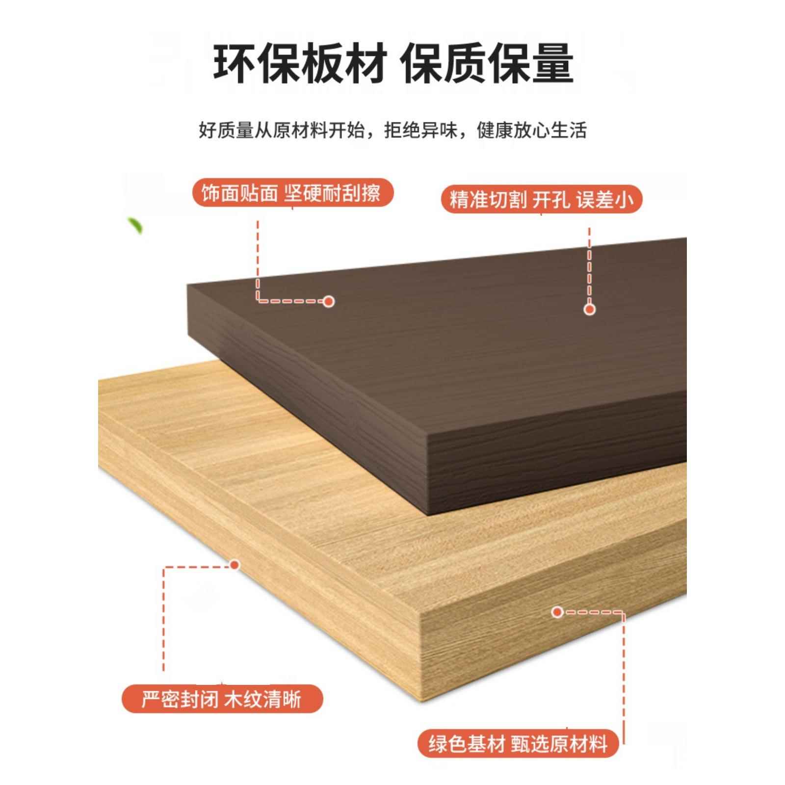 出租房实木衣柜简易组装小户型柜子三开门家用卧室单人挂衣橱木质