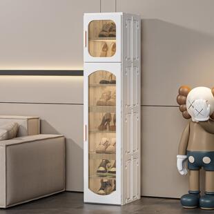 30-59cm一体式折叠组合鞋架磁吸收纳柜运动鞋长筒靴鞋柜玄关鞋盒