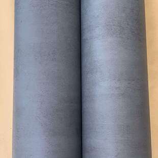 特厚344工业风深灰水泥颗粒斑驳背自纹粘胶墙纸壁纸装 饰贴膜音波