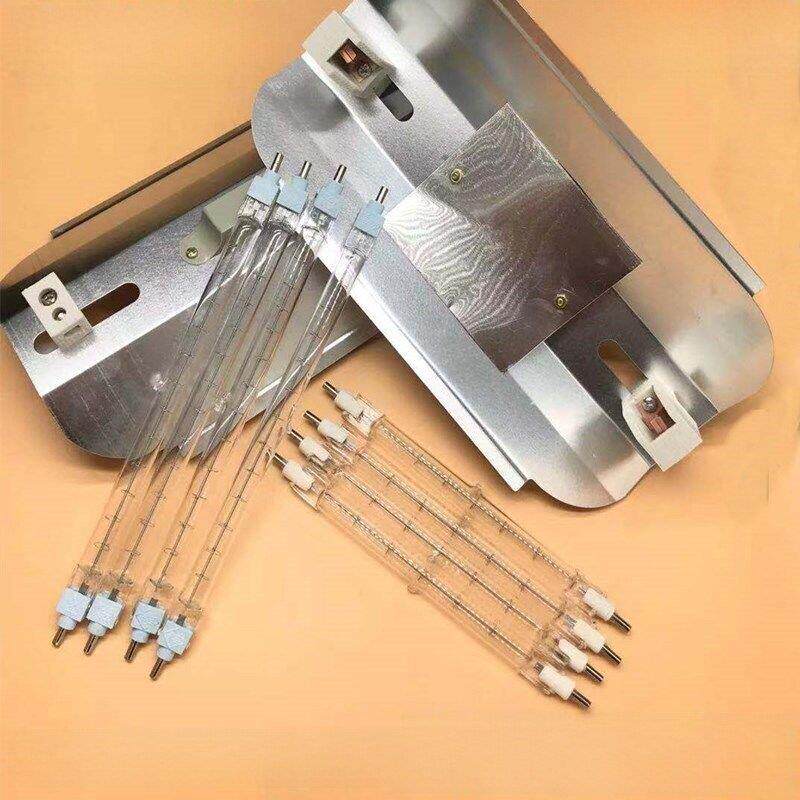 碘钨灯架烤鸭炉500w1000瓦夹式取暖加热照明通用卤钨灯罩太阳灯架