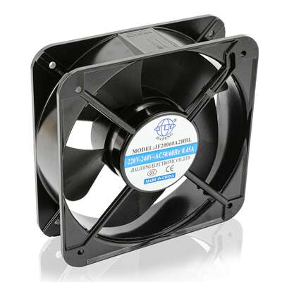 嘉利丰直供JF20060方型散热风扇220V380V双滚珠高转速轴流风机