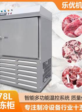 青岛饺子食品速冻柜猪肉条腌制羊排牛排小型速冻机-45度低温速冻