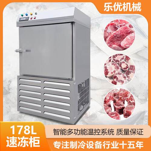青岛饺子食品速冻柜猪肉条腌制羊排牛排小型速冻机-45度低温速冻
