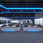 科感技烤漆监室操控qa985作台指挥中办心控制台公桌安防室调度工