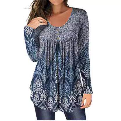 Womens Short Sleeve Shirts Loose Summer Tunic, Fashion
