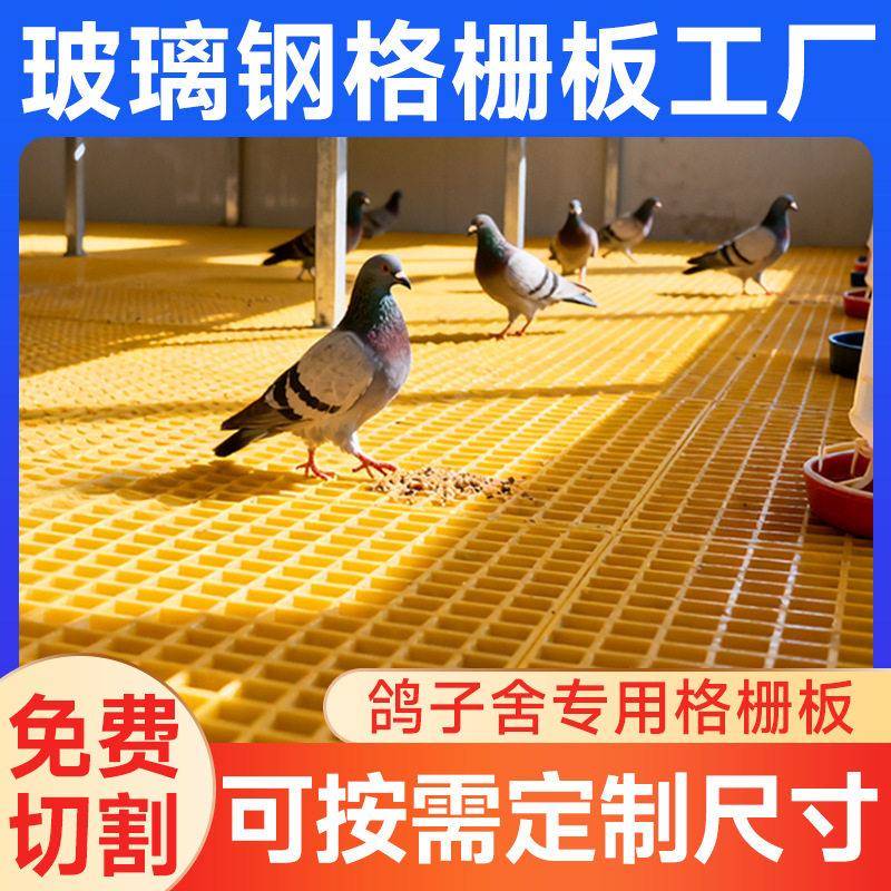 厂家鸽子舍养殖场漏粪格栅玻璃钢格栅洗车房格栅排水盖板定制