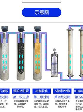 0.25-50T工业RO反渗透纯系统 净超纯水设备水 T269去离子水处理设