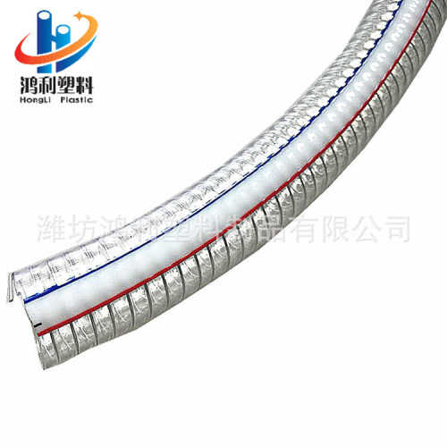 加厚透明弹 耐寒dn32管增强簧管 90mmpvc钢丝钢丝软管螺旋pvc