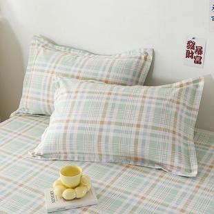 I9AT床纯单棉单件100全棉老粗布被F77MM5H8套单一米五宿舍双人套