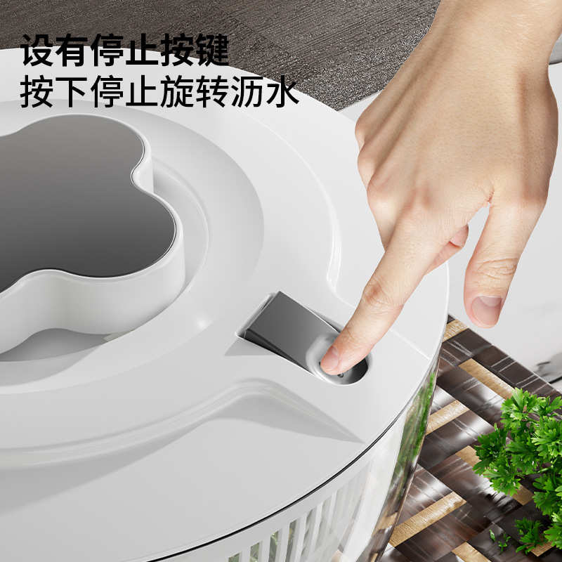 水器沥水果蔬按压厨房水器具大容量篮家用小工脱沙拉式旋转脱蔬菜
