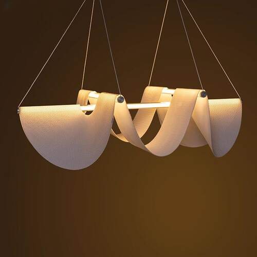 荷兰Moooi Drape Light现代艺术餐厅吊灯设计师款别墅客厅餐桌灯